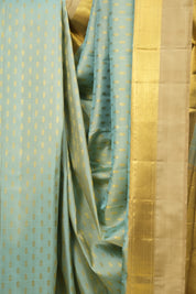 Powder Blue Kanjivaram Silk Saree - SRPBKSS1064
