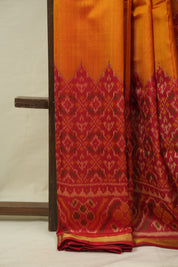 Mango Yellow Rajkot Patola Silk Saree - SRMYRPSS625