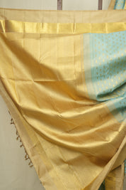 Powder Blue Kanjivaram Silk Saree - SRPBKSS1064