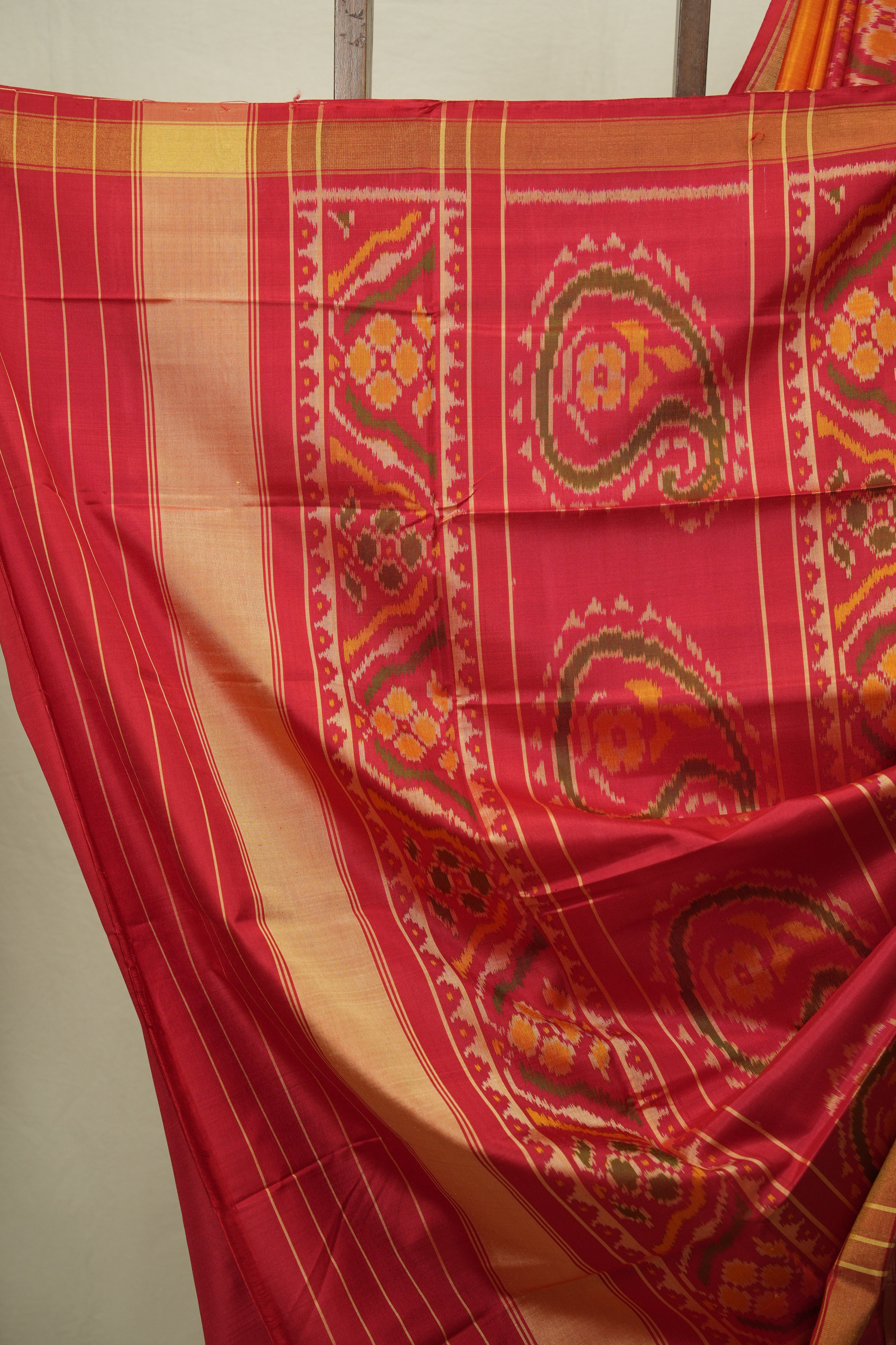 Mango Yellow Rajkot Patola Silk Saree - SRMYRPSS625