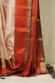 Peach Kanjivaram Silk Saree - SRPKSS1072