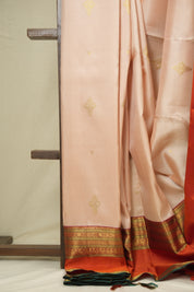 Peach Kanjivaram Silk Saree - SRPKSS1072