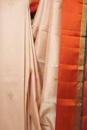 Peach Kanjivaram Silk Saree - SRPKSS1072