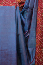 Teal Blue Rajkot Patola Silk Saree - SRTBRPSS626