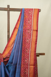 Teal Blue Rajkot Patola Silk Saree - SRTBRPSS626