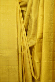 Golden Yellow Kanjivaram Silk Saree - SRGYKSS1066