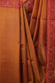 Mustard Gold Rajkot Patola Silk Saree - SRMGRPSS620