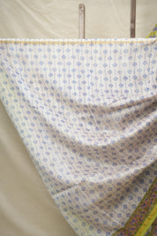 Pista Green HBP Cotton Silk Saree With Chanderi Border - SRPGCSS1398