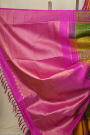 Multicolour Kanjivaram Silk Saree - SRMKSS1070