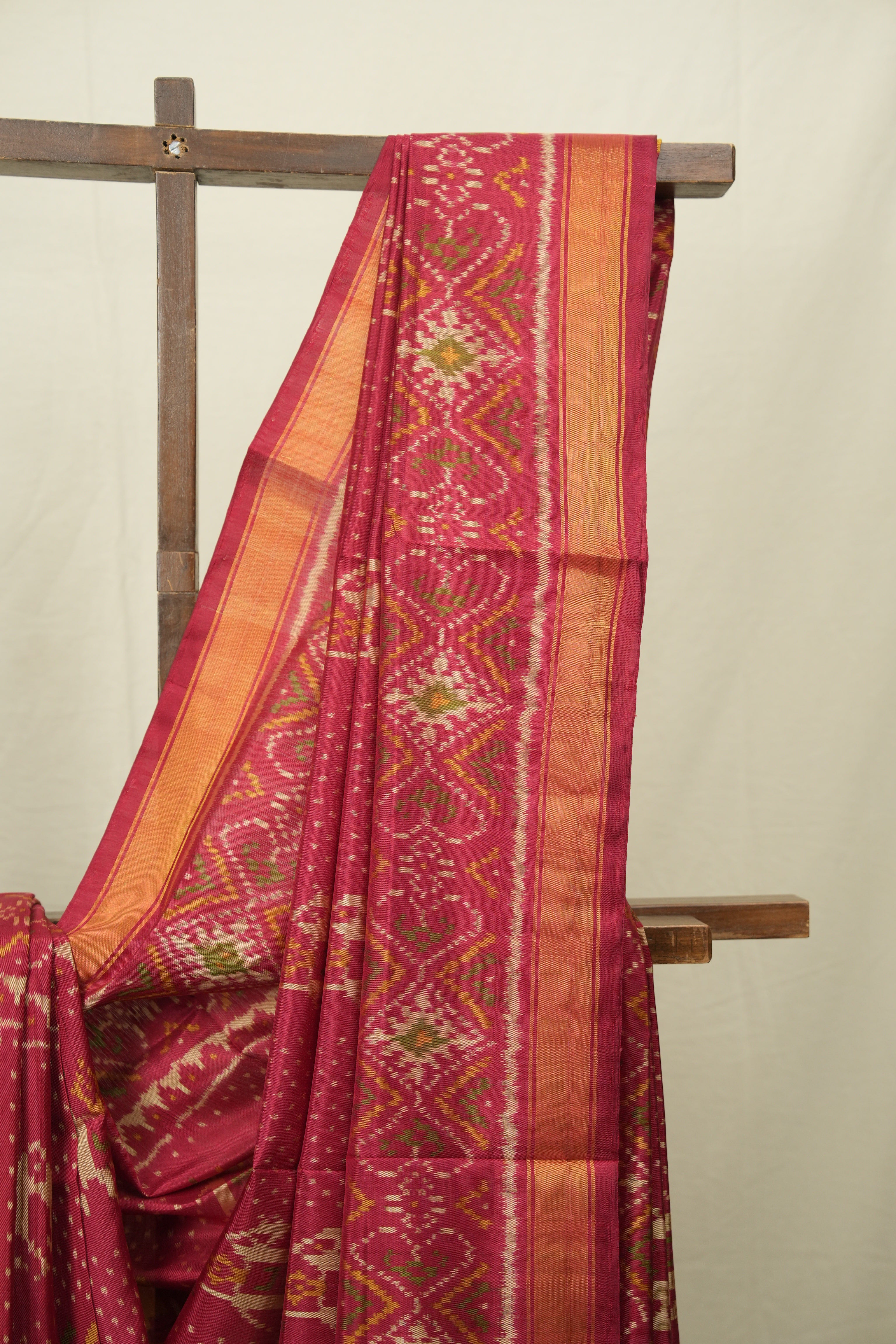 Red Rajkot Patola Silk Saree - SRRRPSS617