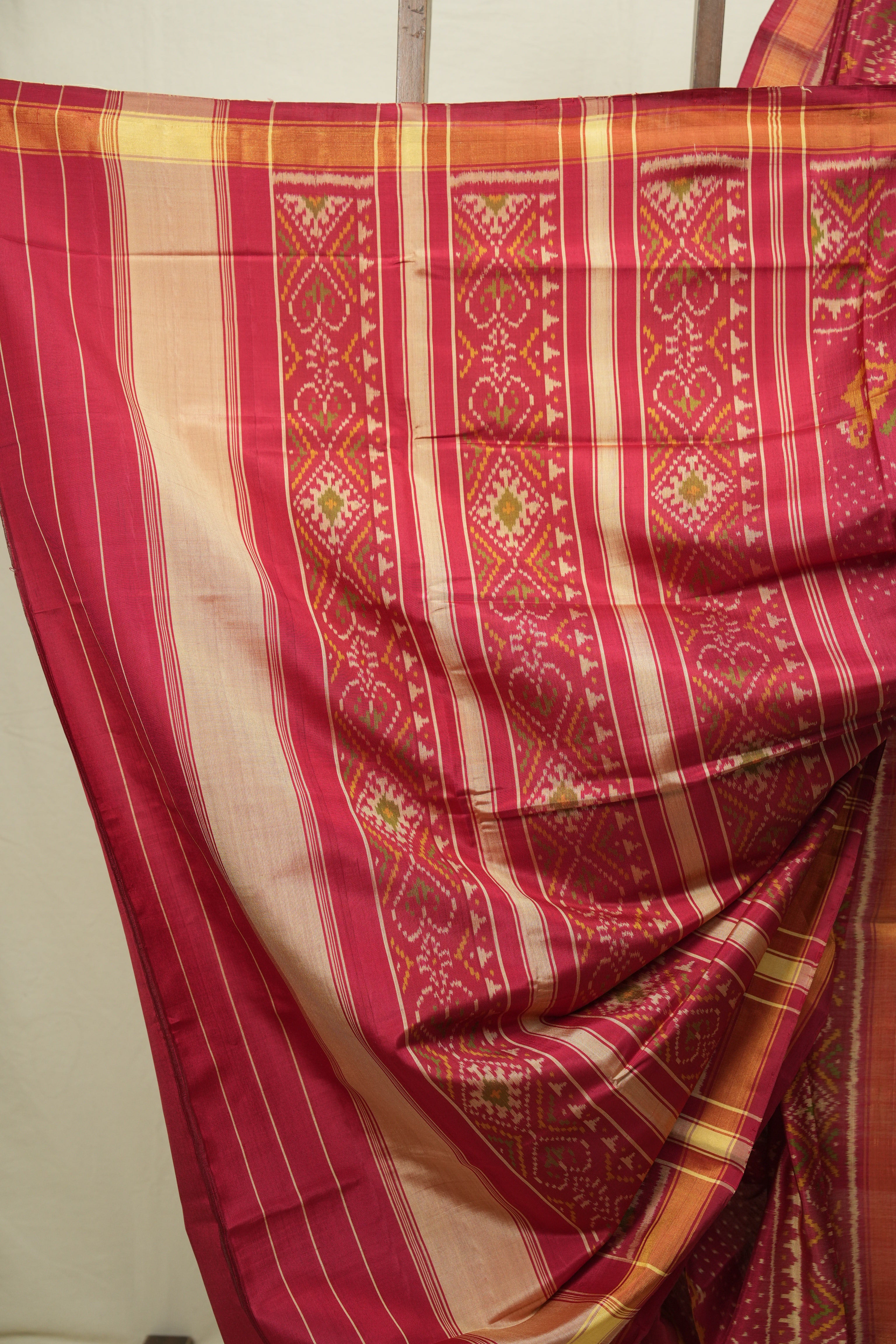 Red Rajkot Patola Silk Saree - SRRRPSS617