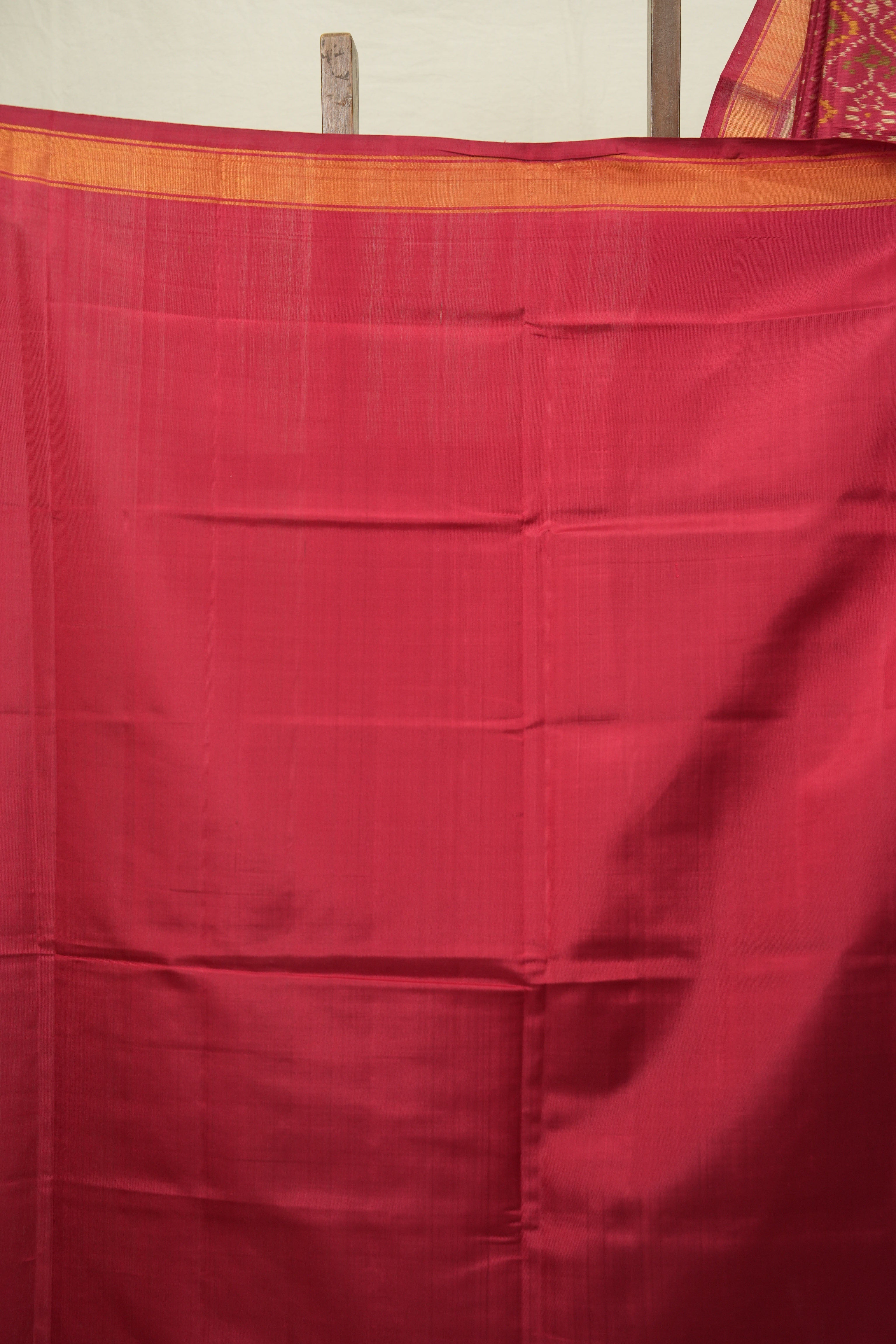 Red Rajkot Patola Silk Saree - SRRRPSS617