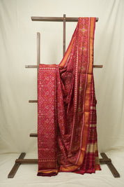 Red Rajkot Patola Silk Saree - SRRRPSS619