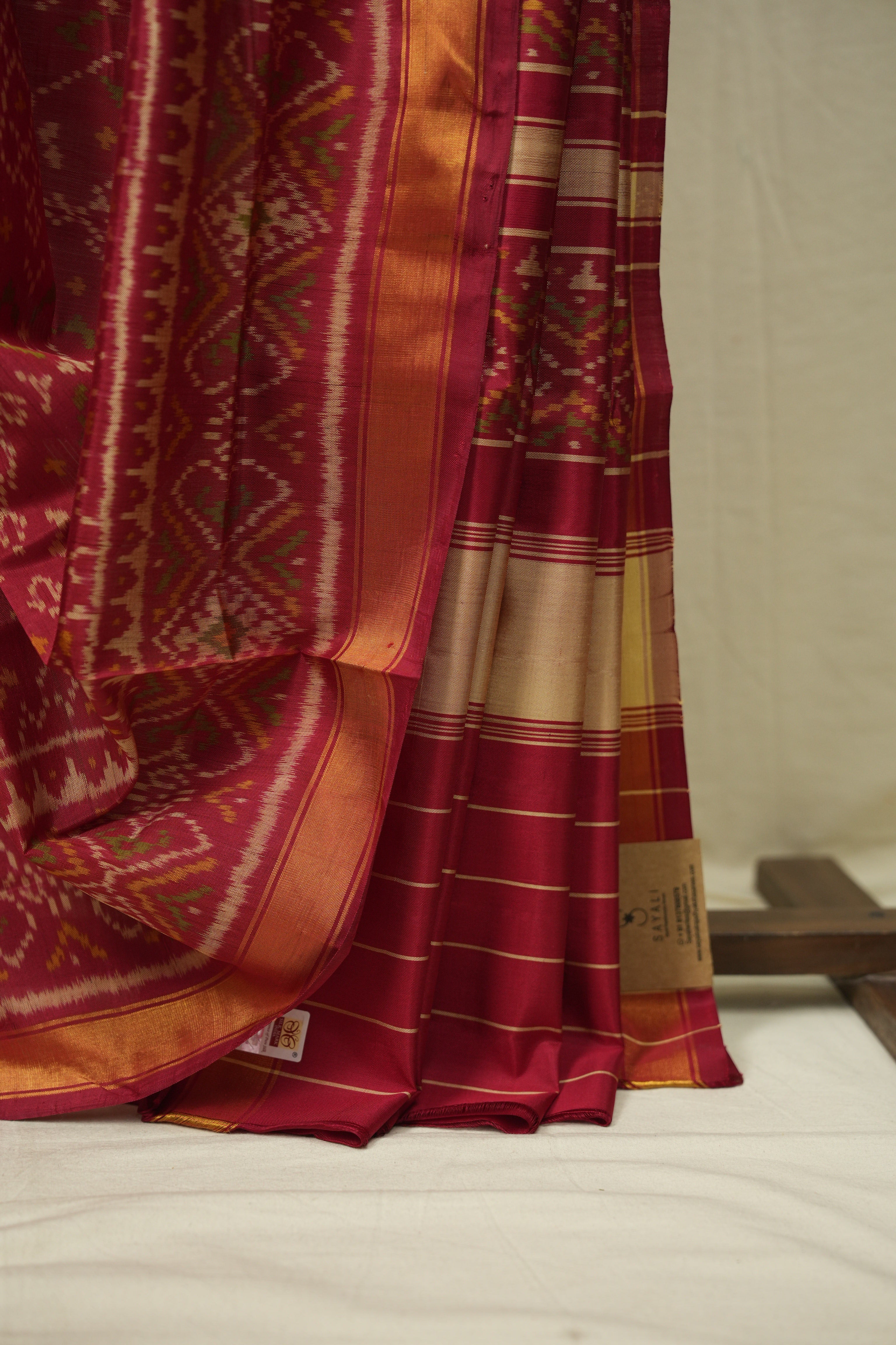 Red Rajkot Patola Silk Saree - SRRRPSS619