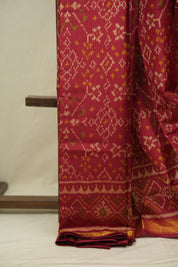 Red Rajkot Patola Silk Saree - SRRRPSS619