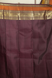 Golden Brown Kanjivaram Silk Saree - SRGBKSS1069