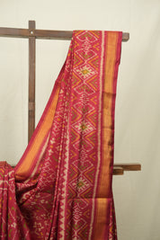 Red Rajkot Patola Silk Saree - SRRRPSS619