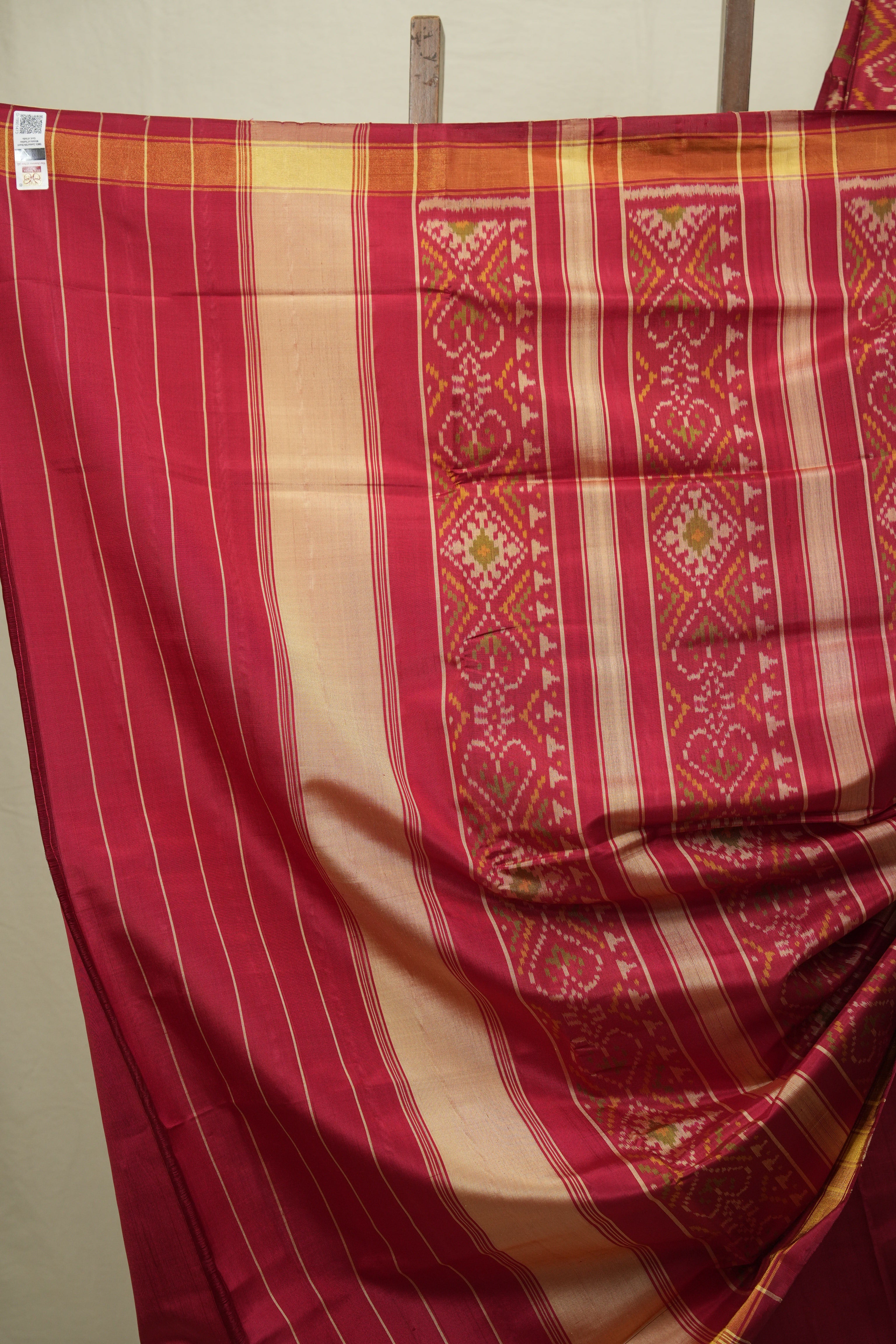 Red Rajkot Patola Silk Saree - SRRRPSS619