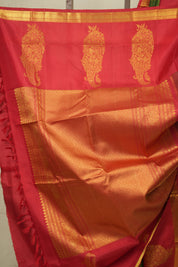 Green Kanjivaram Silk Saree - SRGKSS1067