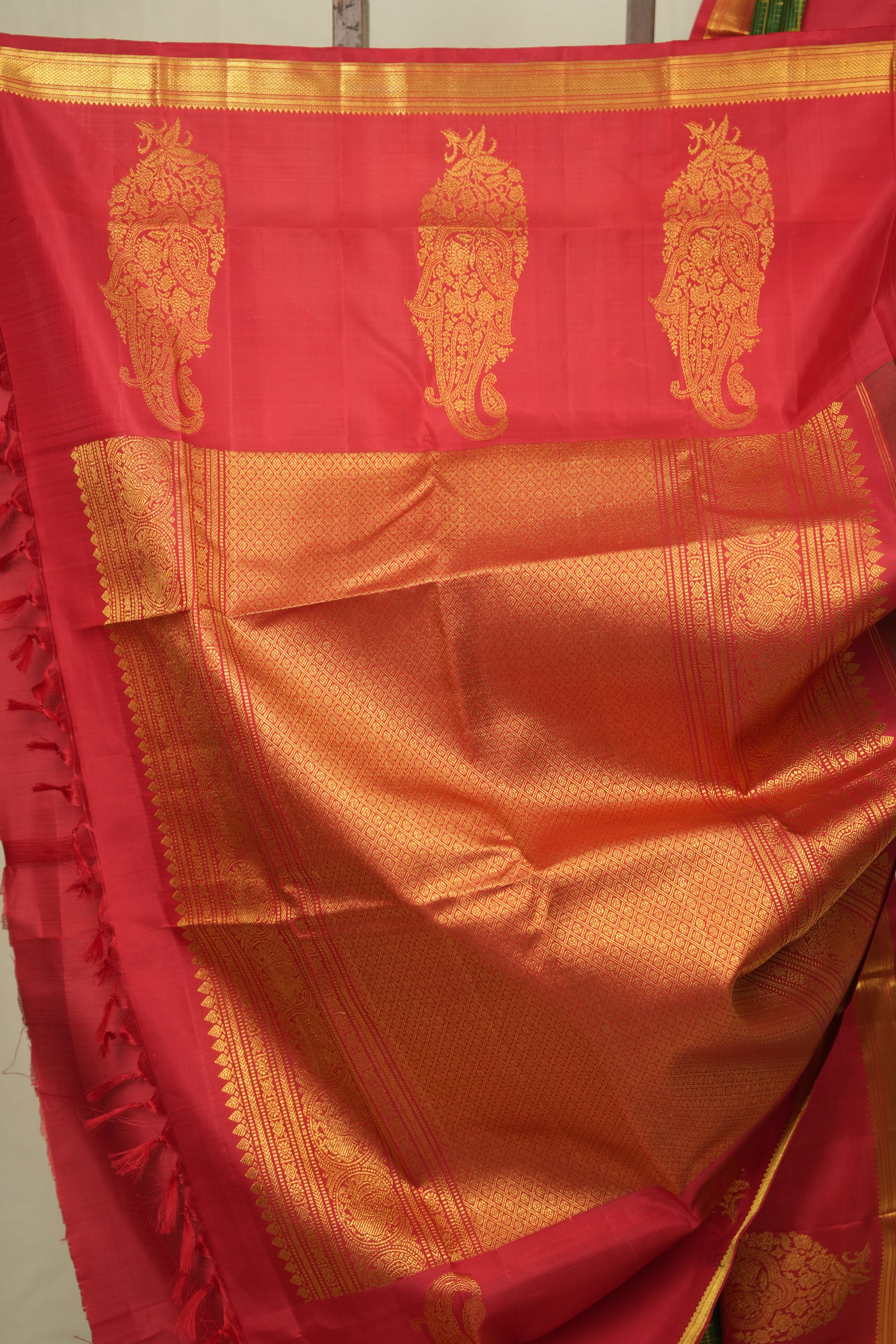 Green Kanjivaram Silk Saree - SRGKSS1067