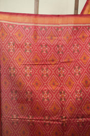 Mustard Rajkot Patola Silk Saree - SRMRPSS627