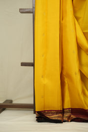 Yellow Kanjivaram Silk Saree - SRYKSS1074