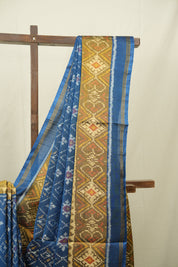 Peacock Blue Rajkot Patola Silk Saree - SRPBRPSS624