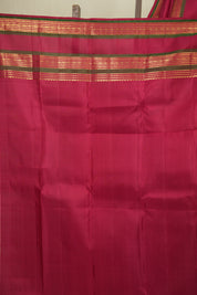Cherry Red Kanjivaram Silk Saree - SRCRKSS1063
