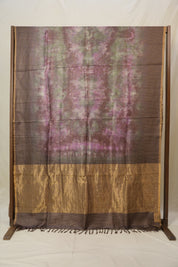 Brown Multicolor Tussar Silk Saree - SRBMTSS1758