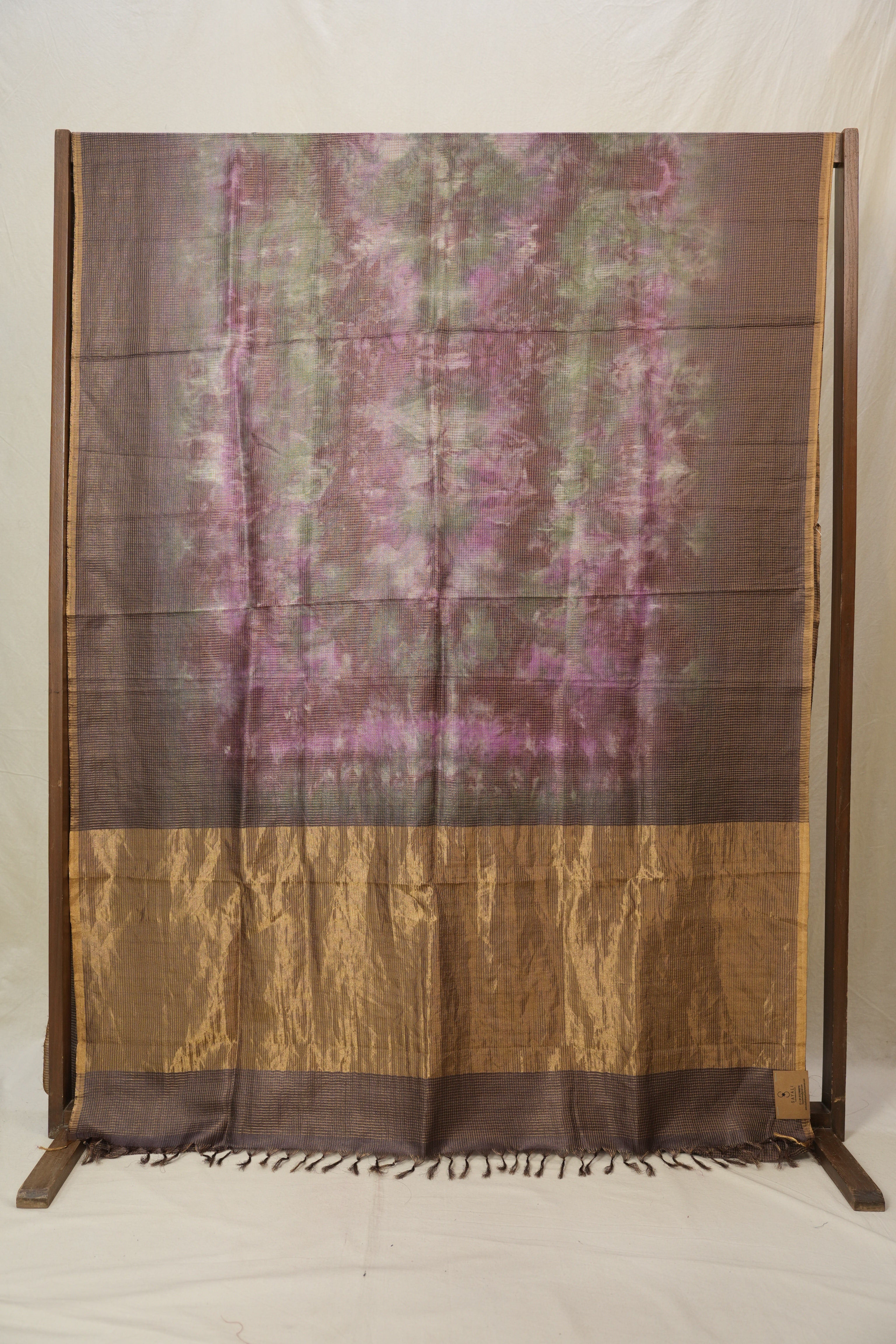 Brown Multicolor Tussar Silk Saree - SRBMTSS1758