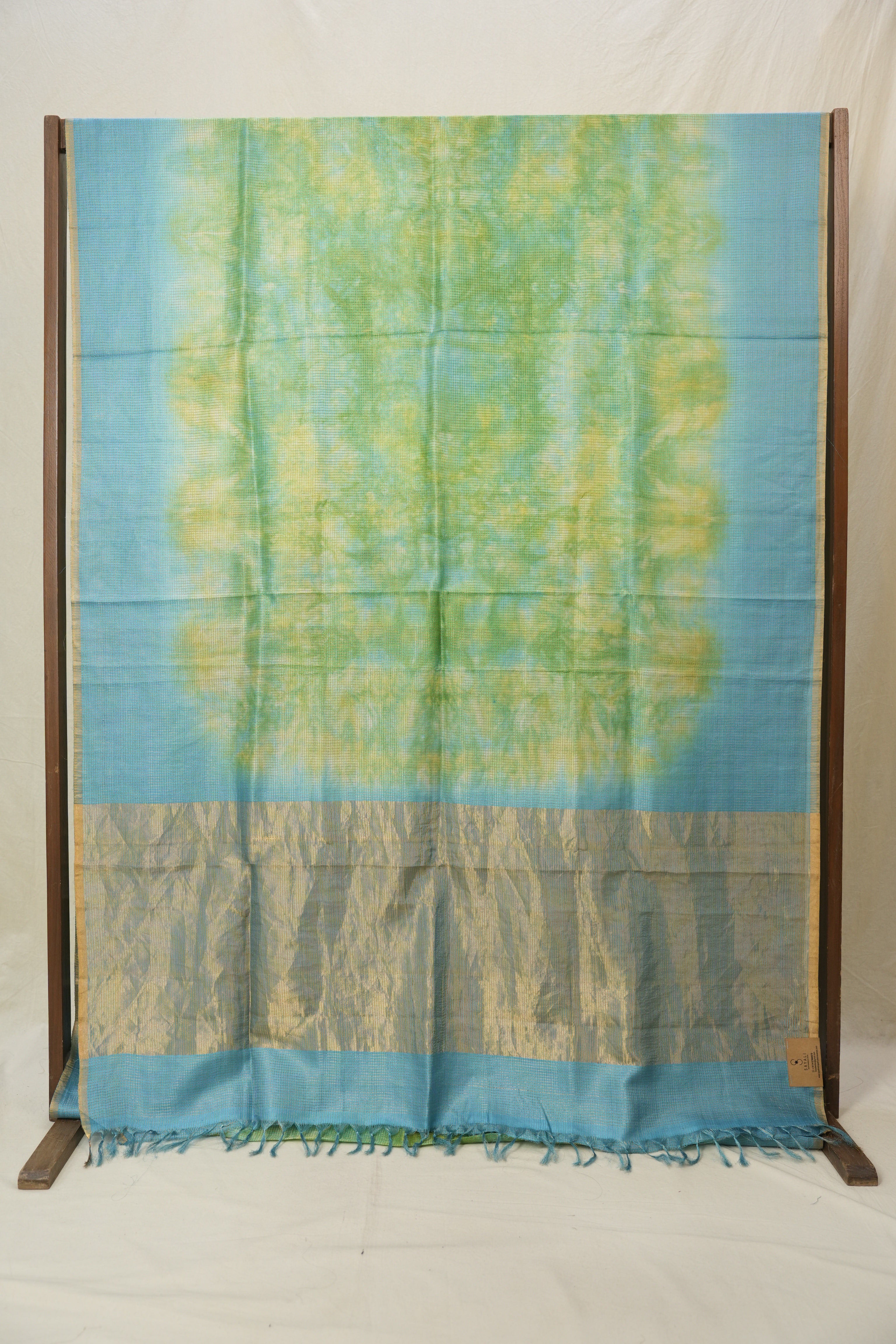 Blue Multicolor Tussar Silk Saree - SRBMTSS1762