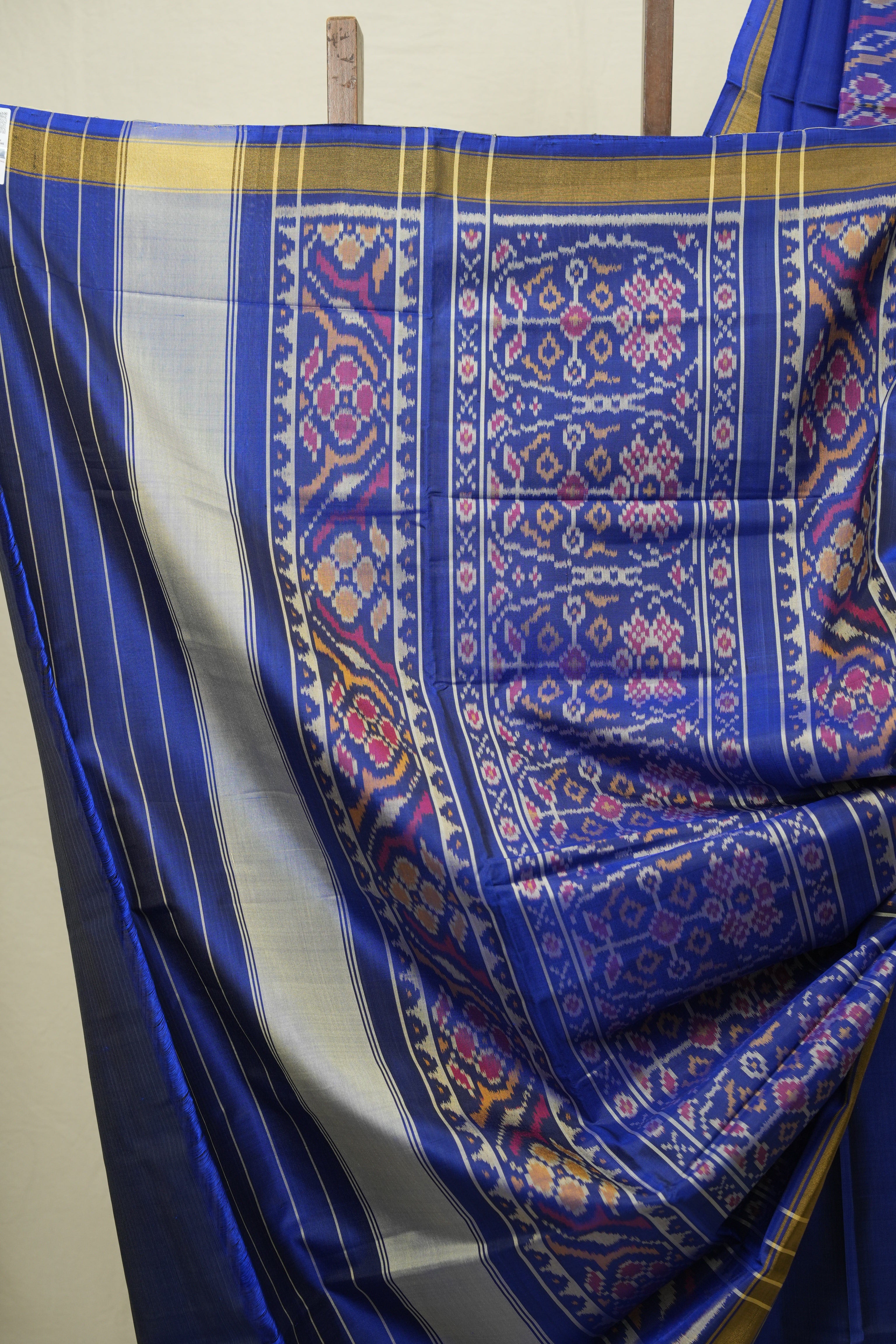 Royal Blue Rajkot Patola Silk Saree - SRRBRPSS629