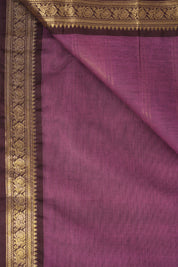Light Plum Kanchi Cotton Saree - SRLPKCS958