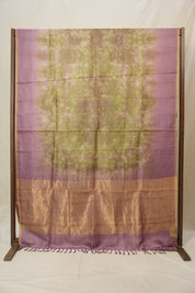 Dusty Pink Multicolor Tussar Silk Saree - SRDPMTSS1763