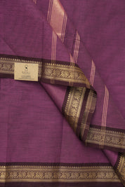 Light Plum Kanchi Cotton Saree - SRLPKCS958
