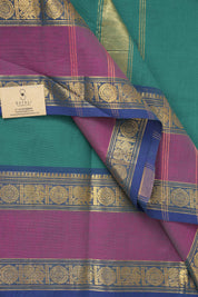 Green Kanchi Cotton Saree - SRGKCS955