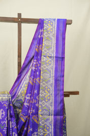 Dual Tone Purple Rajkot Patola Silk Saree - SRDTPRPSS632