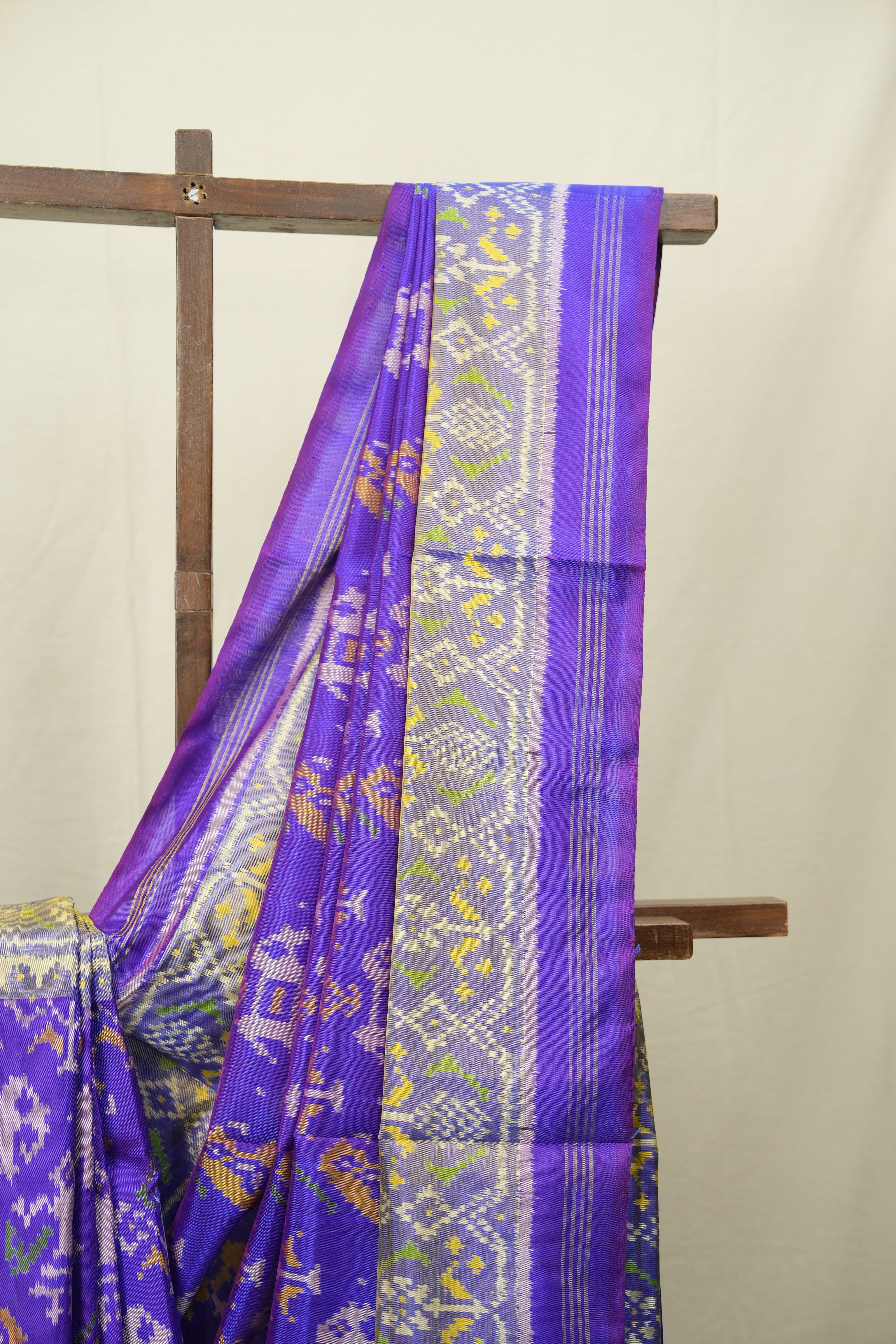 Dual Tone Purple Rajkot Patola Silk Saree - SRDTPRPSS632