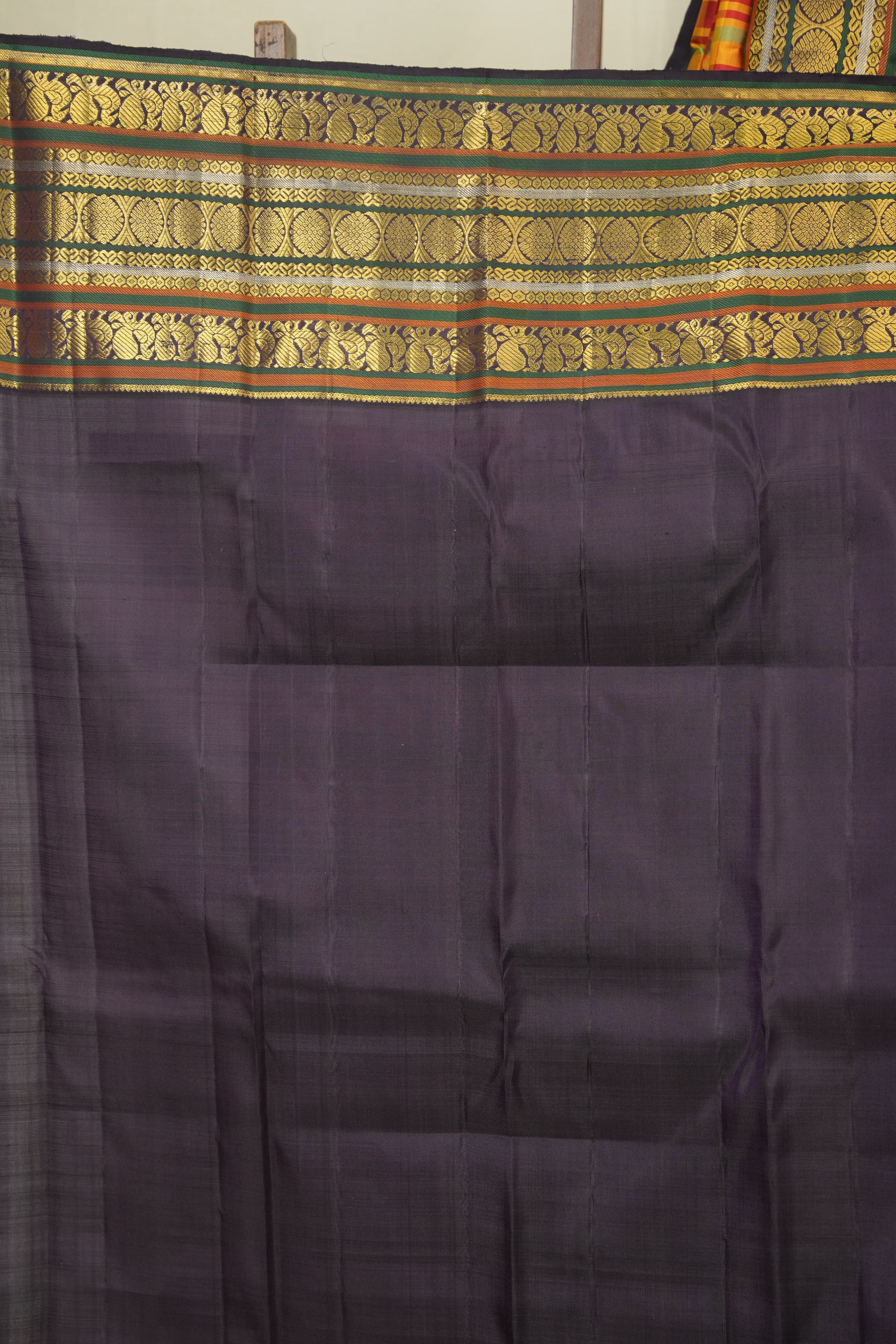 Multicolour Checks Kanjivaram Silk Saree - SRMCKSS1071