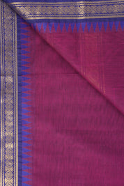 Magenta Kanchi Cotton Saree - SRMKCS957