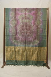 Green Multicolor Tussar Silk Saree - SRGMTSS1756
