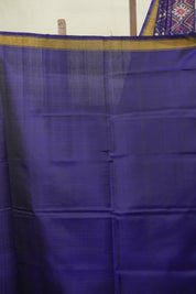 Navy Blue Rajkot Patola Silk Saree - SRNBRPSS631