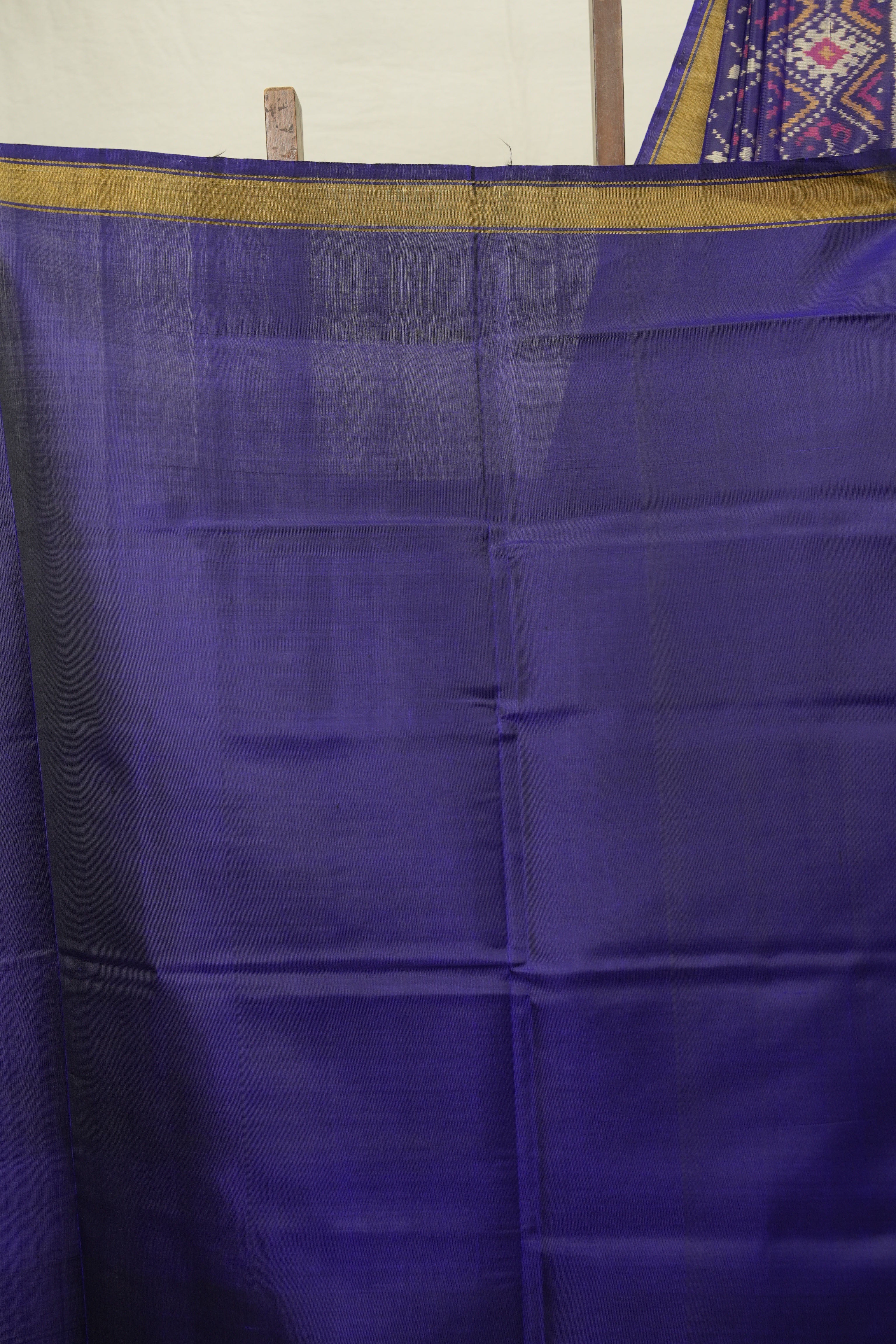 Navy Blue Rajkot Patola Silk Saree - SRNBRPSS631