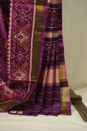 Magenta Rajkot Patola Silk Saree - SRMRPSS634