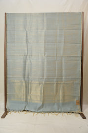 Aqua Blue Raw Silk Saree - SRABRSS965