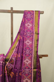 Magenta Rajkot Patola Silk Saree - SRMRPSS634