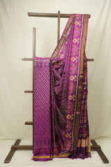 Purple Rajkot Patola Silk Saree - SRPRPSS633
