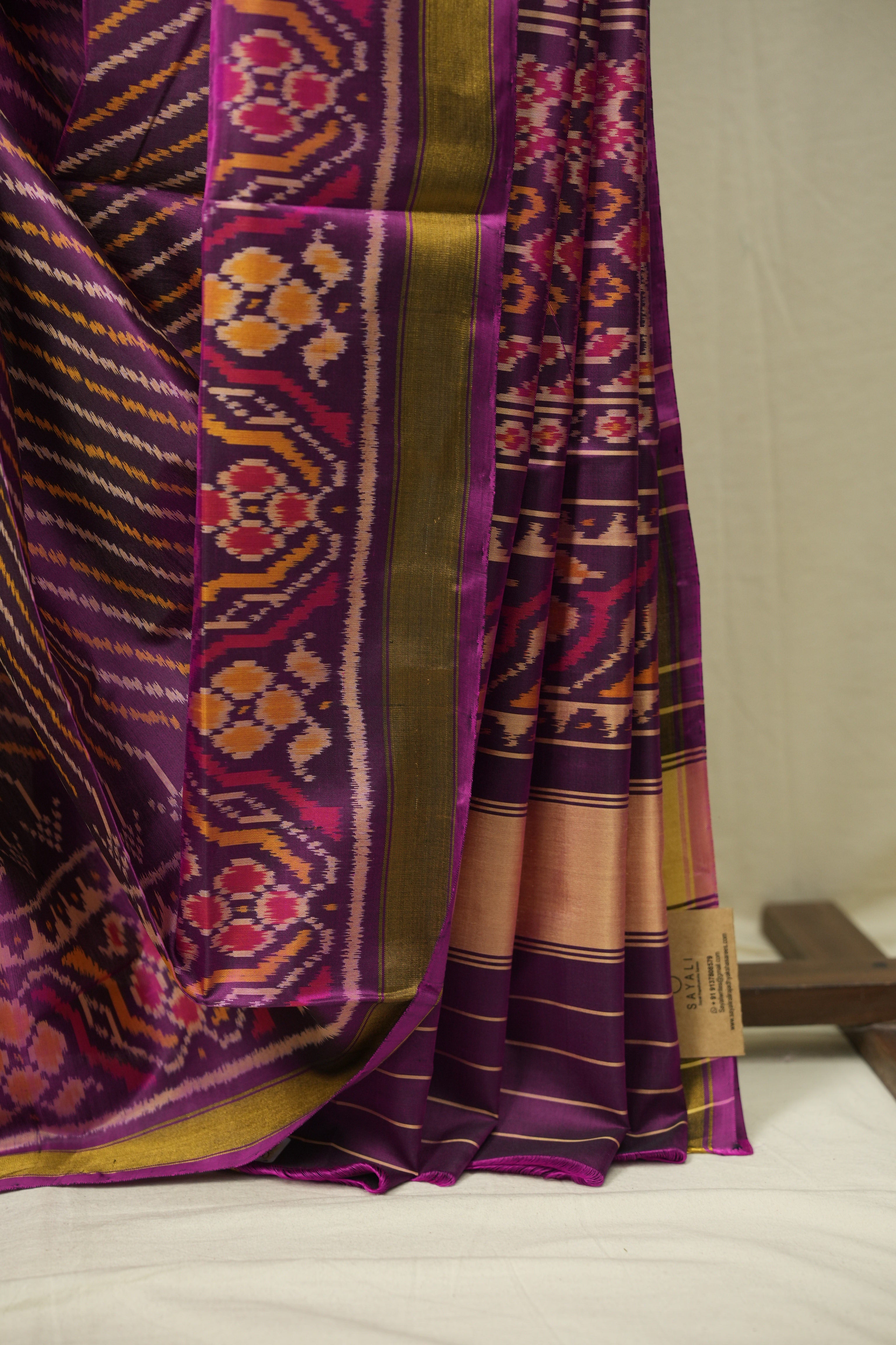 Purple Rajkot Patola Silk Saree - SRPRPSS633