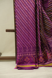 Purple Rajkot Patola Silk Saree - SRPRPSS633