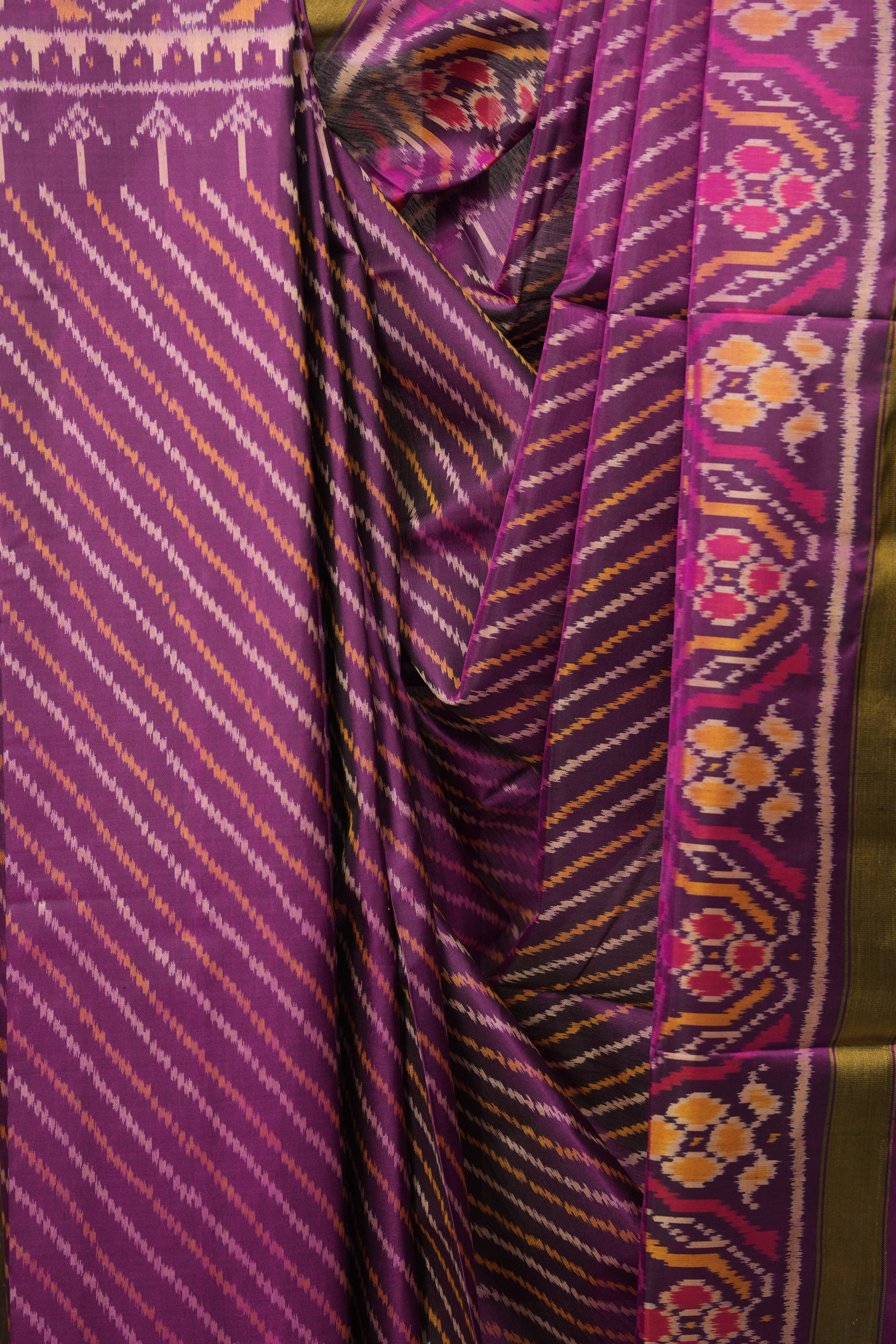 Purple Rajkot Patola Silk Saree - SRPRPSS633
